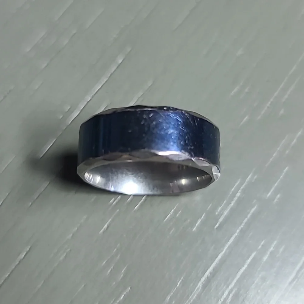 Stainless Steel; Forever Love Men Ring
